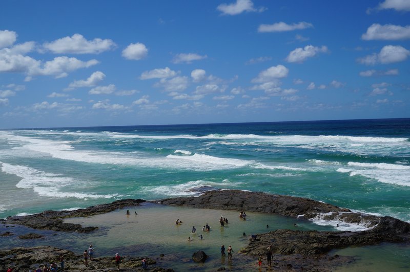 fraser island rock pool